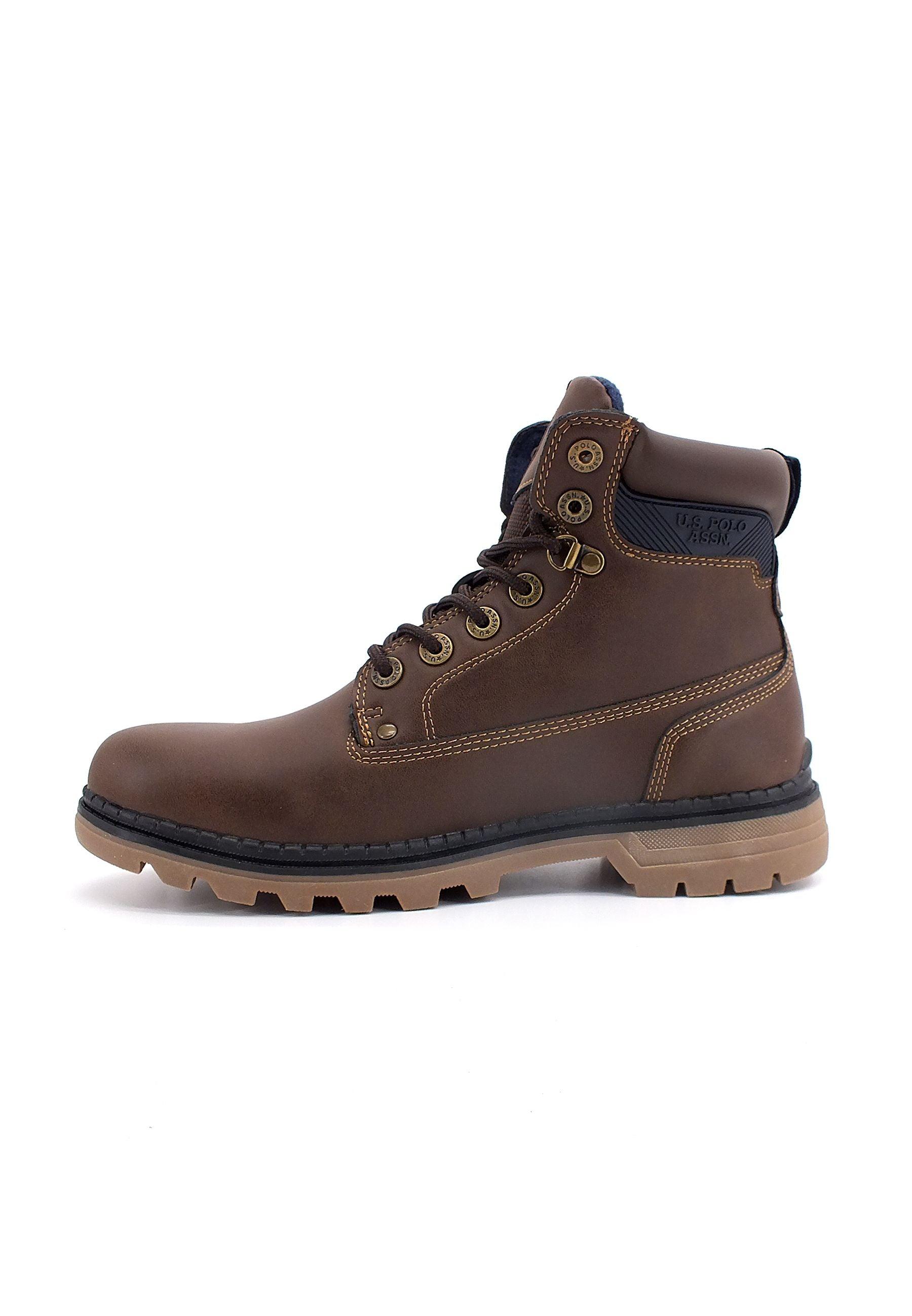 U.S. POLO ASSN. Stivaletto Uomo Scarponcino Dark Brown ZIGGY002 - Sandrini Calzature e Abbigliamento