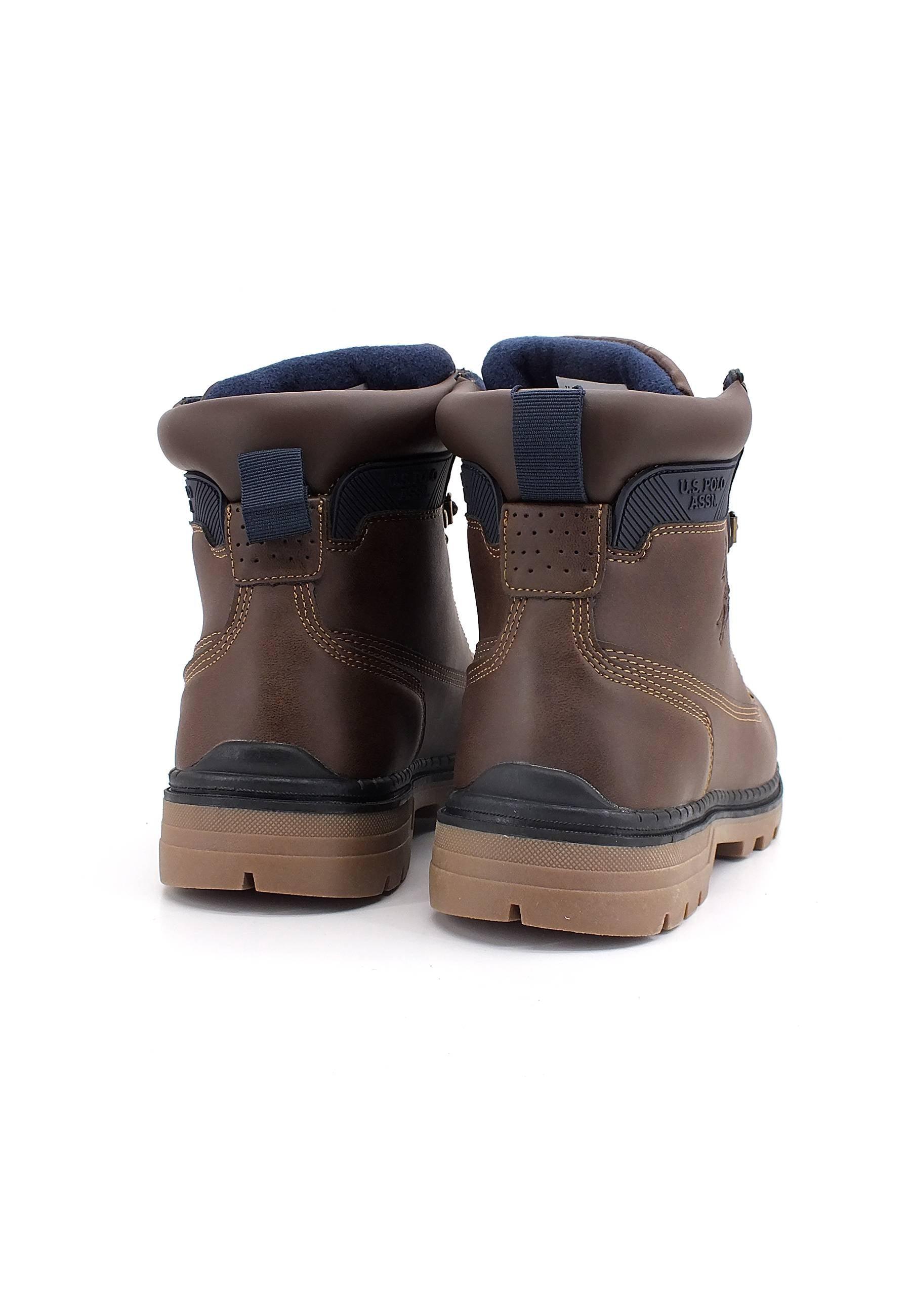 U.S. POLO ASSN. Stivaletto Uomo Scarponcino Dark Brown ZIGGY002 - Sandrini Calzature e Abbigliamento