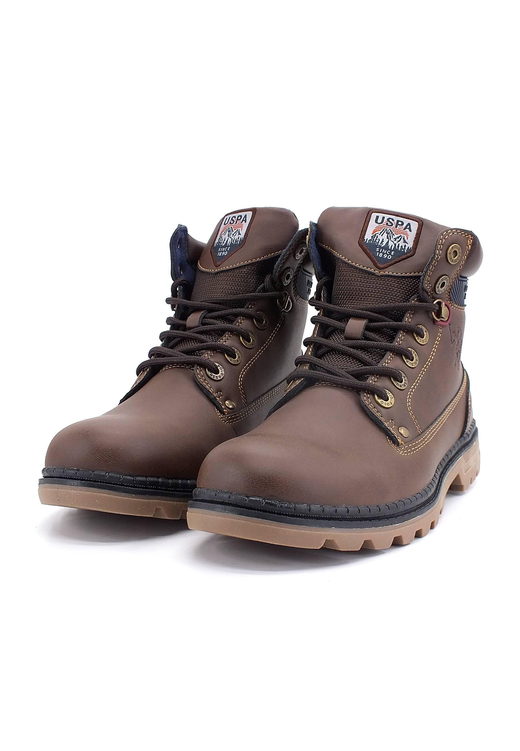 U.S. POLO ASSN. Stivaletto Uomo Scarponcino Dark Brown ZIGGY002 - Sandrini Calzature e Abbigliamento