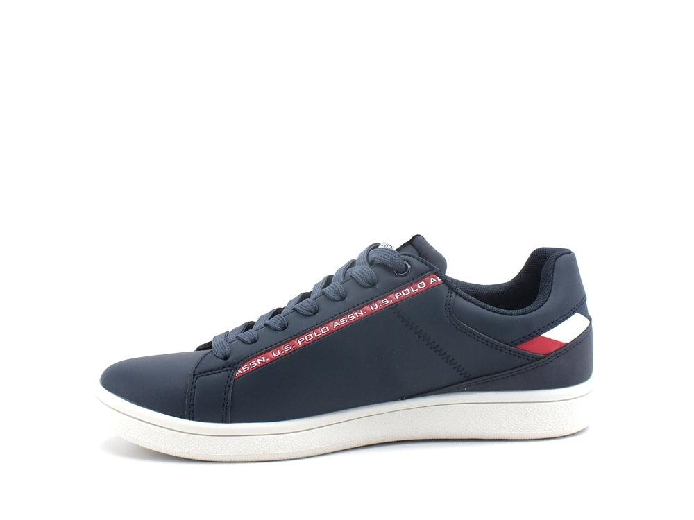 U.S. POLO Sneaker Running Eco Leather Dark Blue ALCOR001 - Sandrini Calzature e Abbigliamento