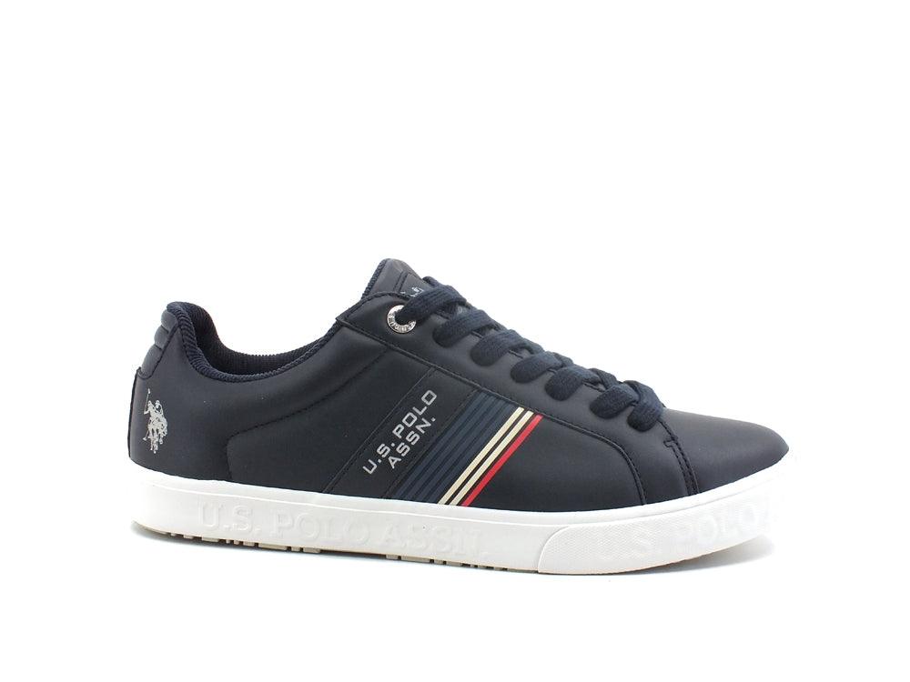 U.S. POLO Sneaker Running Eco Suede Dark Blue MARCS001 - Sandrini Calzature e Abbigliamento