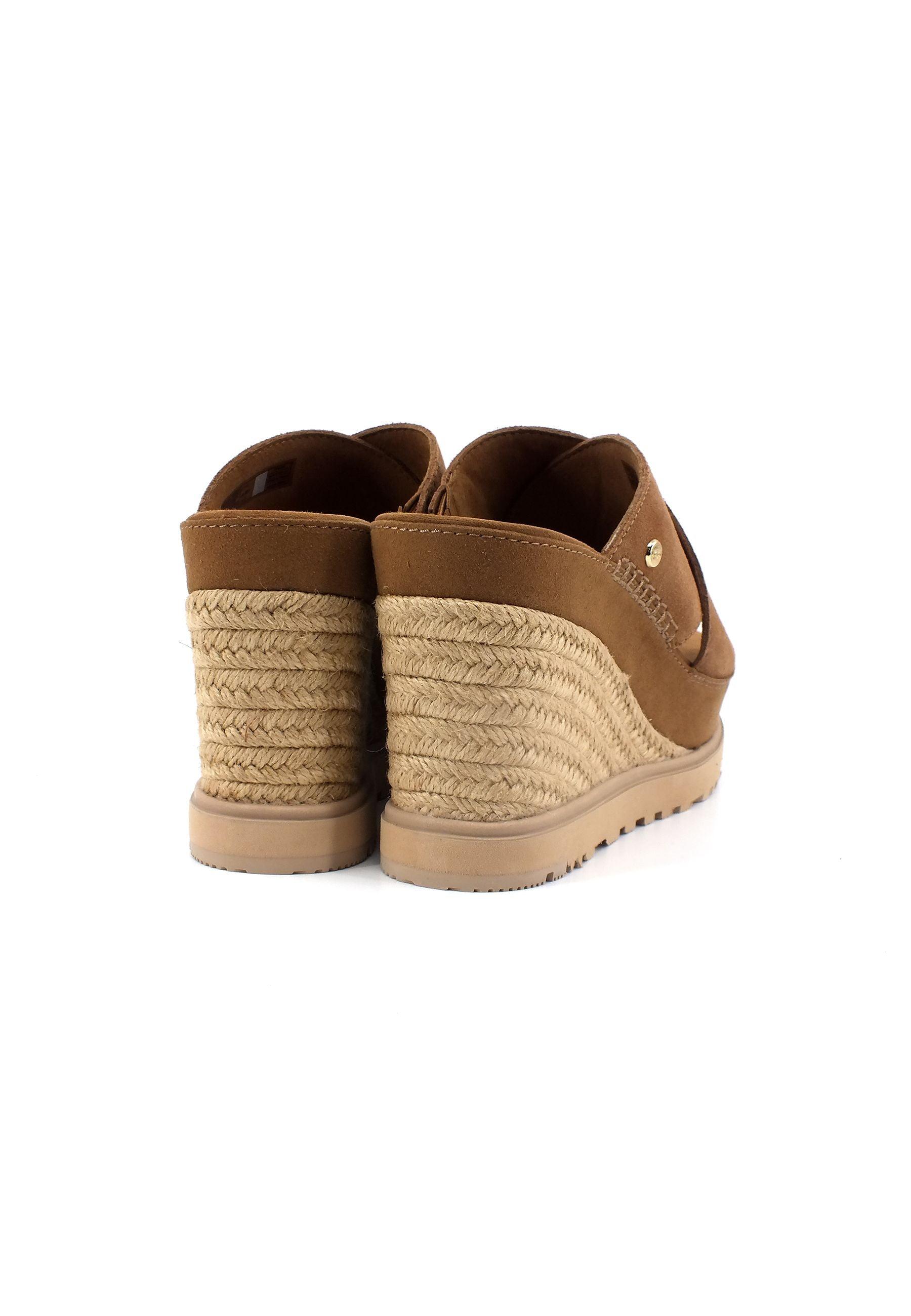 UGG About Slide Ciabatta Zeppa Donna Chestnut W1139291 - Sandrini Calzature e Abbigliamento