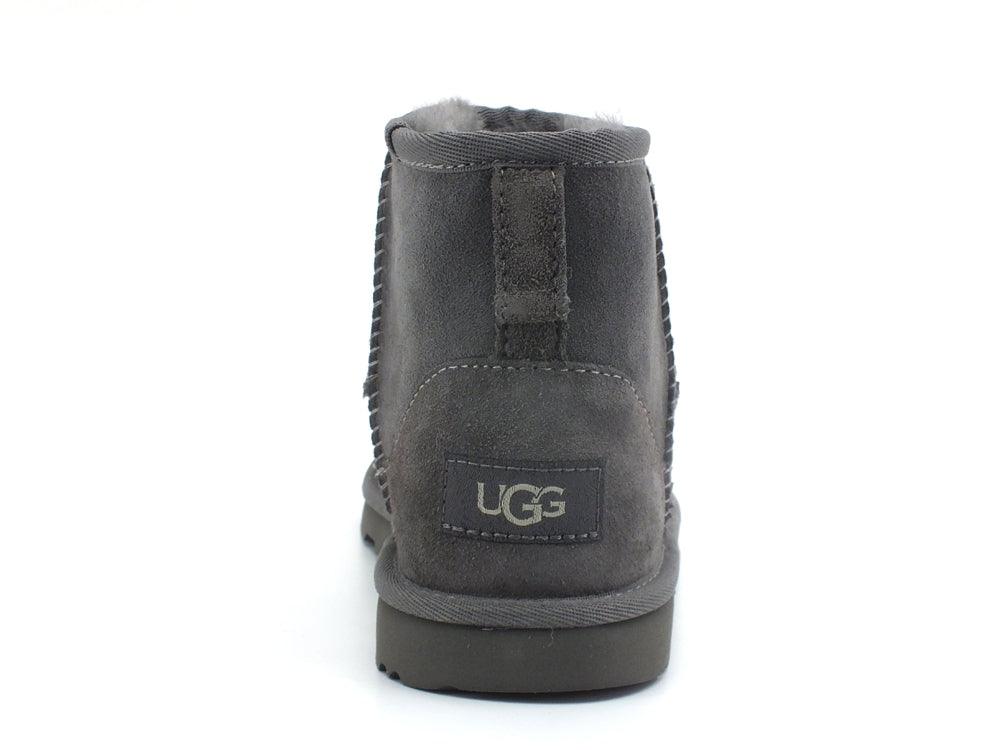 UGG Kid's Classsic Mini II Stivaletto Pelo Bambina Grey K1017715K - Sandrini Calzature e Abbigliamento