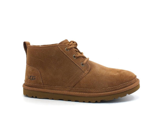 UGG M Neumel Stivaletto Stringata Pelo Chestnut M3236 - Sandrini Calzature e Abbigliamento
