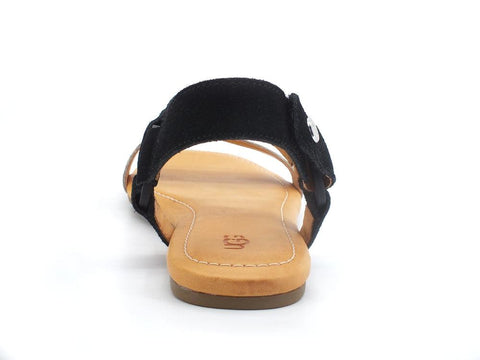 UGG W Ryneel Leopard Sandalo Pelle Black Tan W1118470 - Sandrini Calzature e Abbigliamento