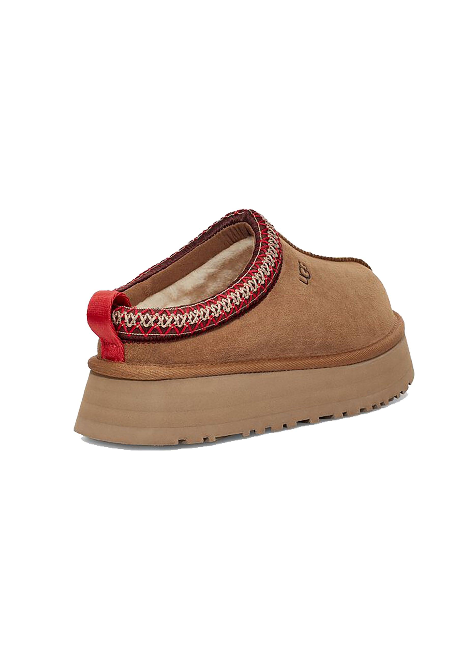 UGG W Tazz Ciabatta Slipper Platform Marrone Chestnut W1122553 - Sandrini Calzature e Abbigliamento
