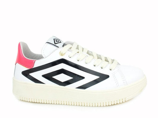 UMBRO Sneaker Bianco Nero Rosa RFP37021S - Sandrini Calzature e Abbigliamento