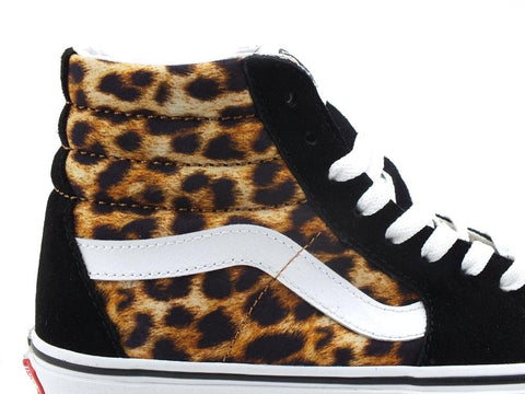VANS Sk8-Hi Sneaker High Black White Leopard VN0A4U3C3I61 - Sandrini Calzature e Abbigliamento