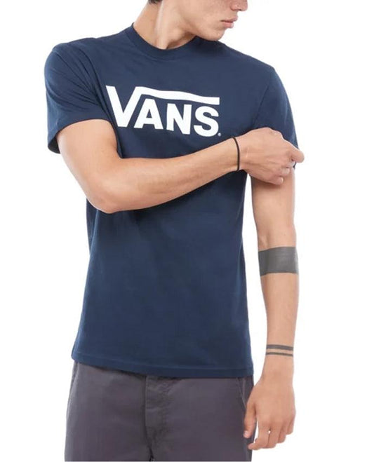 VANS T-Shirt Logo Blu Navy VN000GGNAV1 - Sandrini Calzature e Abbigliamento