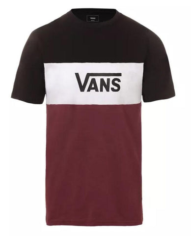 VANS T-Shirt Logo Retro Prune Black VN0A45B7TQR1 - Sandrini Calzature e Abbigliamento