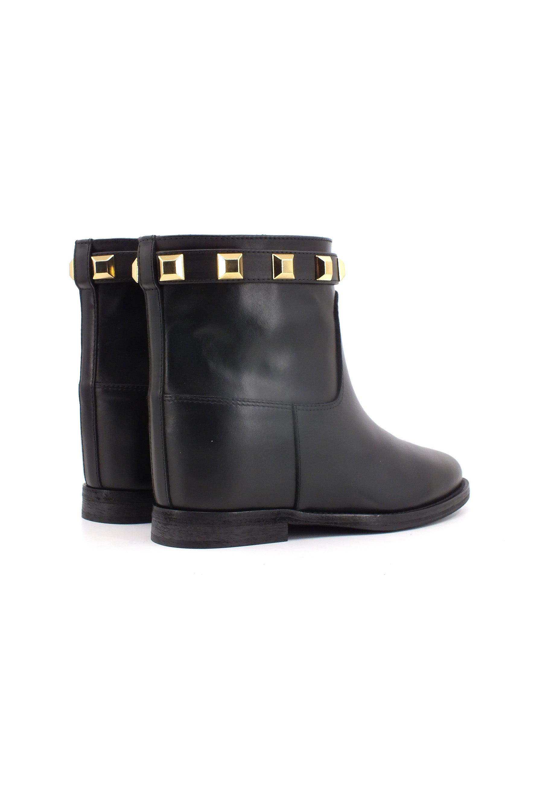 VIA ROMA 15 Santa Monica Stivaletto Donna Nero 4002 - Sandrini Calzature e Abbigliamento