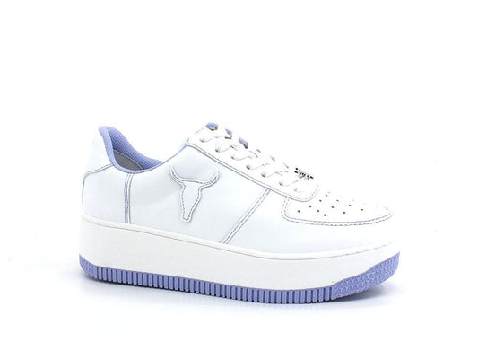 WINDSOR SMITH Sneaker Ox Platform Bicolor White Lilac REBOUND - Sandrini Calzature e Abbigliamento