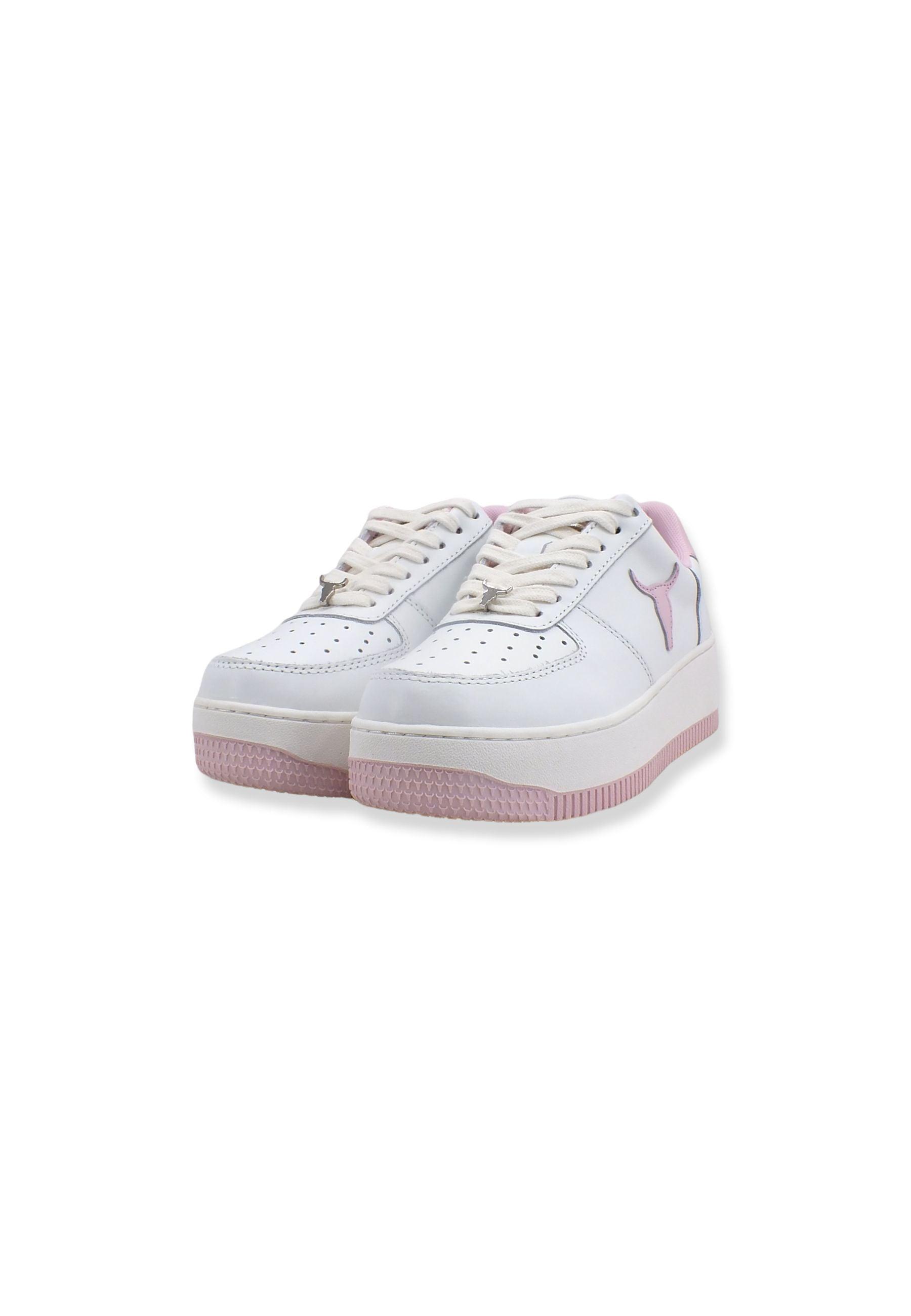 WINDSOR SMITH Sneaker Ox Platform Donna White Fair Floss RECHARGE - Sandrini Calzature e Abbigliamento