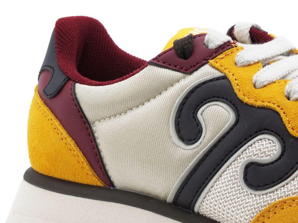 WUSHU Master Sneaker Donna Senape Brown Bordeaux MS13 - Sandrini Calzature e Abbigliamento