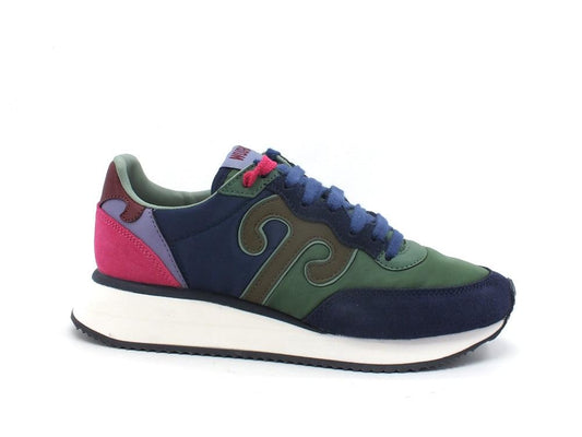 WUSHU Master Sneaker Running Suede Multi Blue Violet M224 - Sandrini Calzature e Abbigliamento