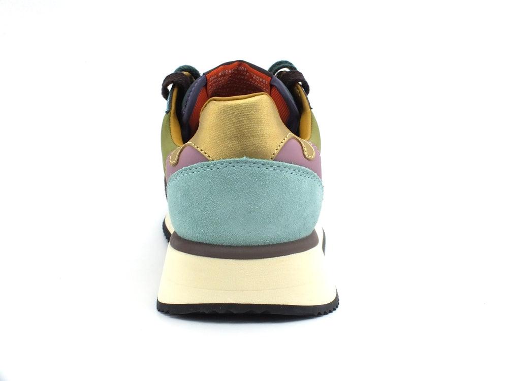 WUSHU Master Sneaker Running Verde Brown Azzurro M211 - Sandrini Calzature e Abbigliamento