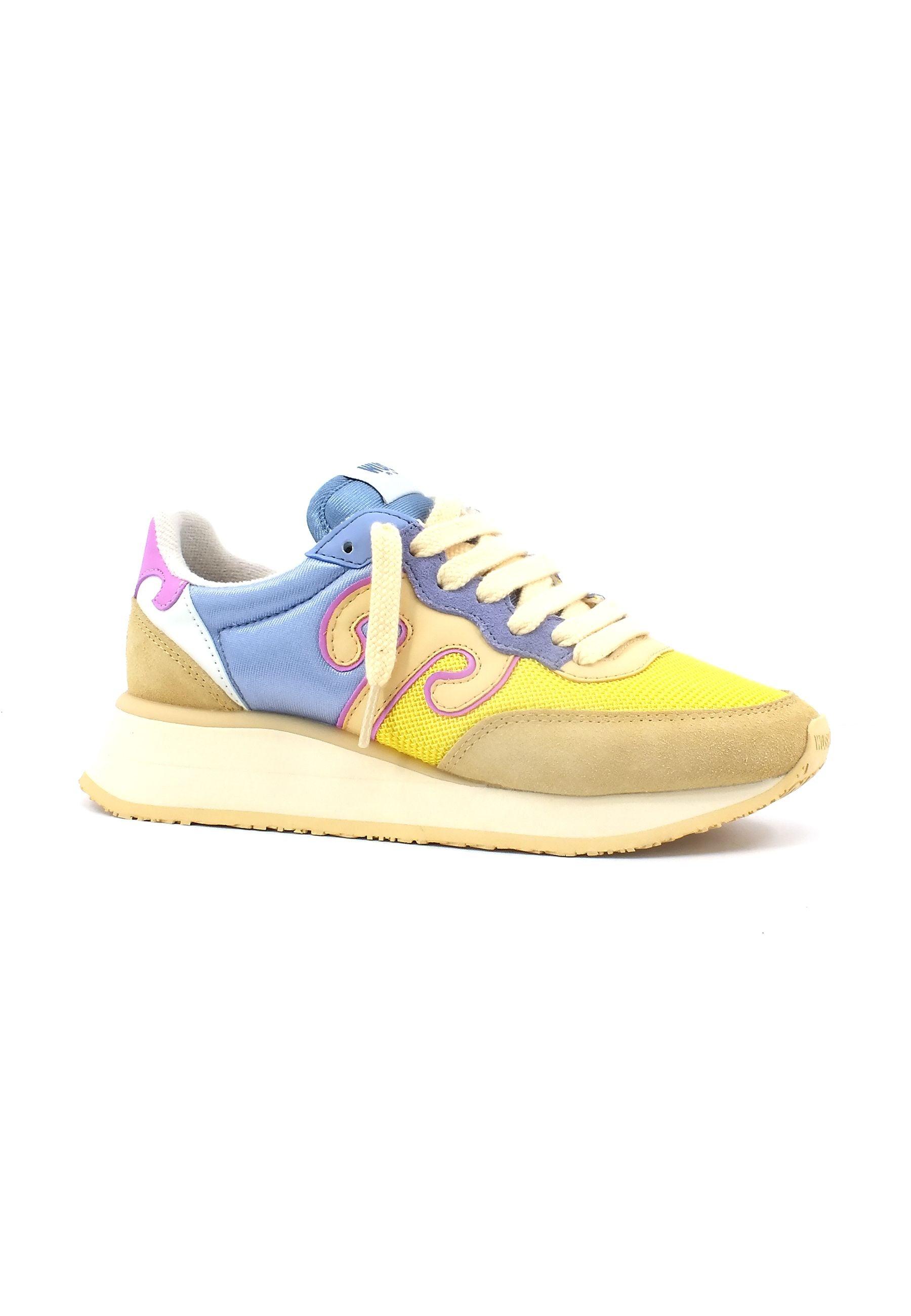 WUSHU Master Sport Sneaker Donna Giallo Azzurro Violet MS203 - Sandrini Calzature e Abbigliamento