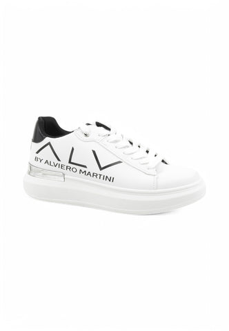ALV by ALVIERO MARTINI Sneakers Donna Bianco Nero ALVSD01761029-PE25
