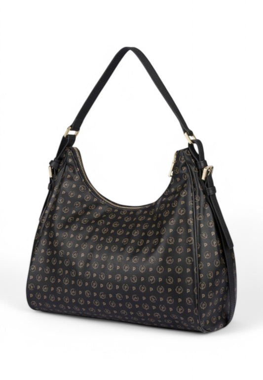 POLLINI Borsa a spalla Donna Nero Beige TE8532PP0LQ2600A-PE25