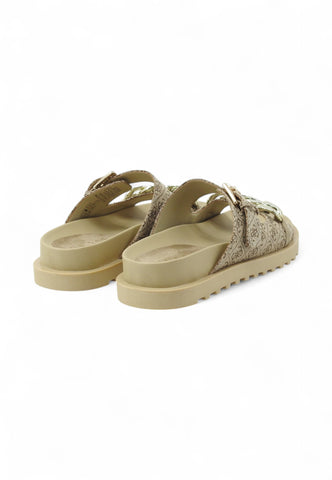 GUESS Ciabatte Donna Beige Oro FL6FT2FAL03-PE25-BEIBR