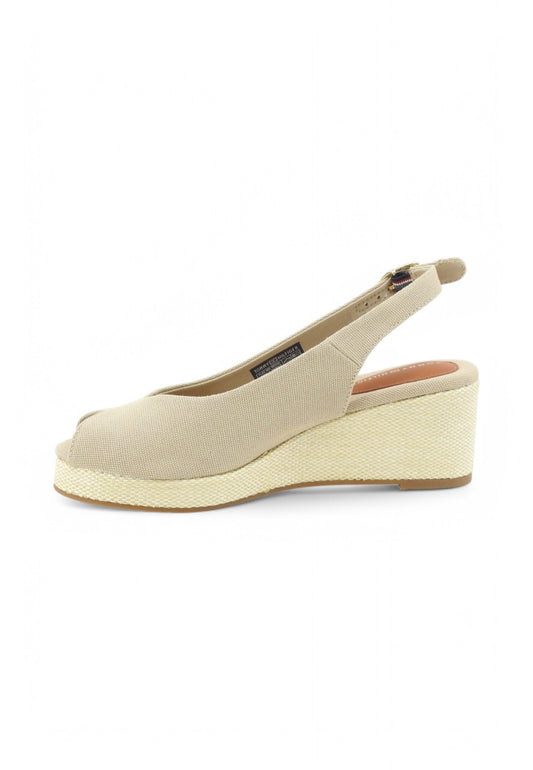 TOMMY HILFIGER Sandali Zeppa Donna Beige FW0FW08595ACC-PE25