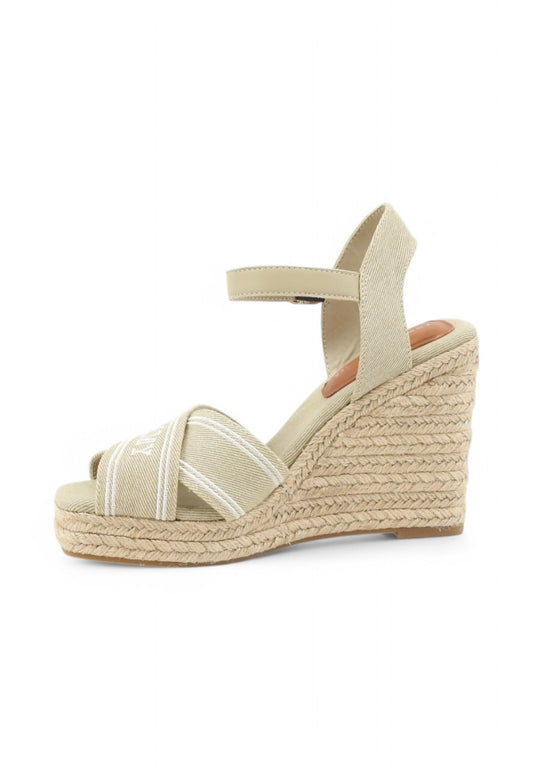TOMMY HILFIGER Sandali Zeppa Donna Beige FW0FW08668ACC-PE25