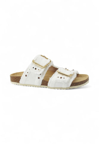 GEOX Ciabatte Donna Bianco Borchie D55Y3S11-PE25-C1122