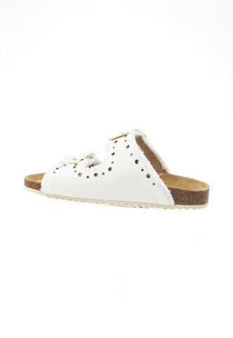 GEOX Ciabatte Donna Bianco Borchie D55Y3S11-PE25-C1122