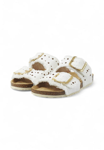 GEOX Ciabatte Donna Bianco Borchie D55Y3S11-PE25-C1122