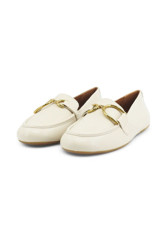 GEOX Mocassini Donna Bianco Oro D45MUJ000TU-PE25-C1122