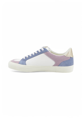 GEOX Sneaker Donna Bianco Azzurro Viola D550UE022BC-PE25-C0004