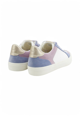 GEOX Sneaker Donna Bianco Azzurro Viola D550UE022BC-PE25-C0004
