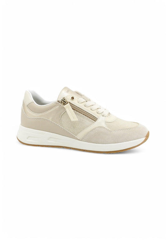 GEOX Sneakers Donna Beige Oro Glitter D36NQB0AS22-PE25-C6738