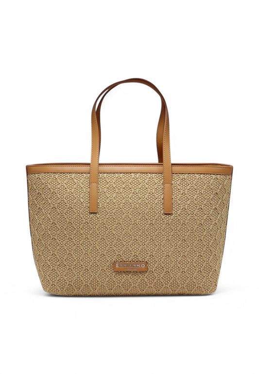 ERMANNO SCERVINO Borsa Shopper Donna Beige Marrone 12401916-PE25-2558