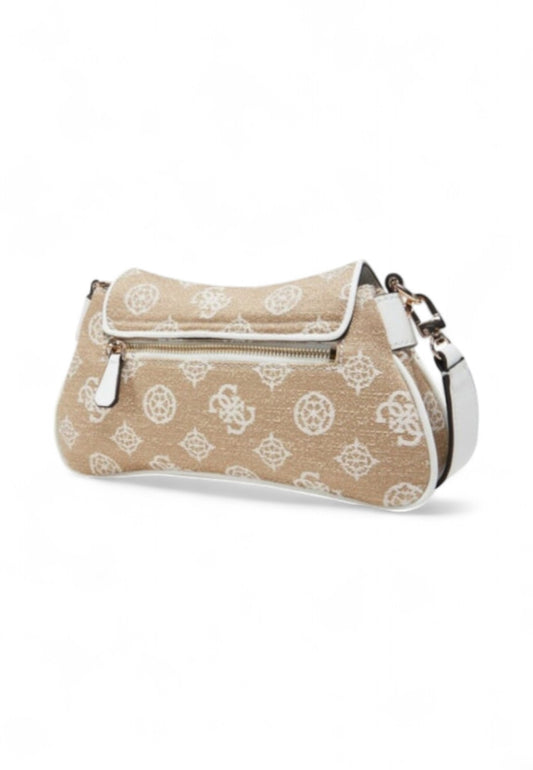 GUESS Borsa a spalla Donna Beige Bianco HWJG9627190-PE25-WLO