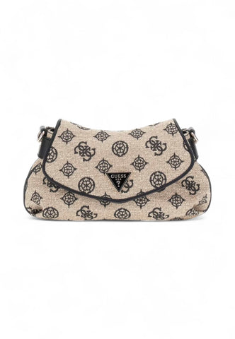 GUESS Borsa a spalla Donna Beige Nero HWJG9627190-PE25-BLO