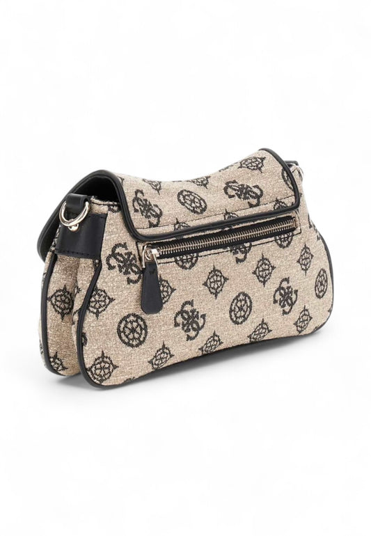GUESS Borsa a spalla Donna Beige Nero HWJG9627190-PE25-BLO