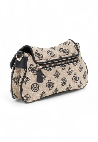 GUESS Borsa a spalla Donna Beige Nero HWJG9627190-PE25-BLO