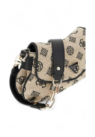 GUESS Borsa a spalla Donna Beige Nero HWJG9627190-PE25-BLO