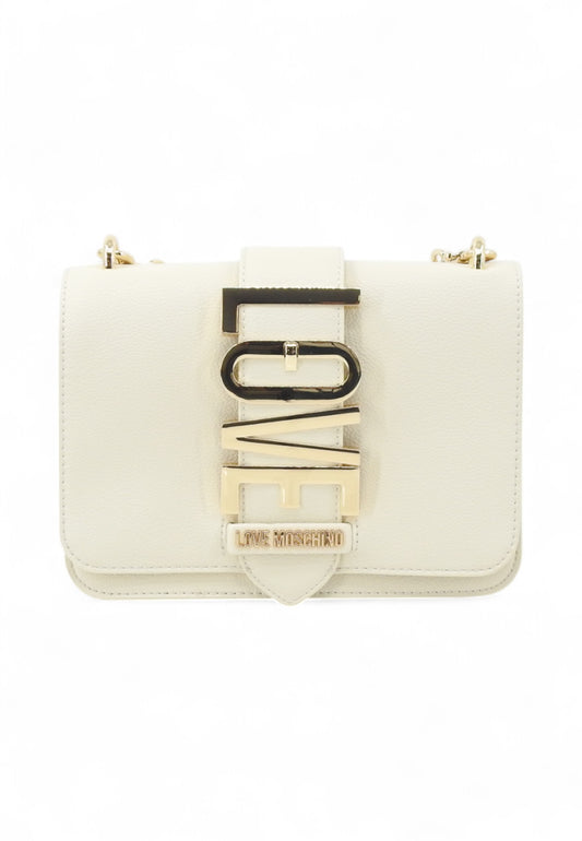 LOVE MOSCHINO Borsa a spalla Donna Bianco Oro JC4227PP0MKC0110-PE25