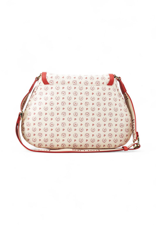 POLLINI Borsa Tracolla Donna Beige Rosso TE8483PP0EQ6D11B-PE25