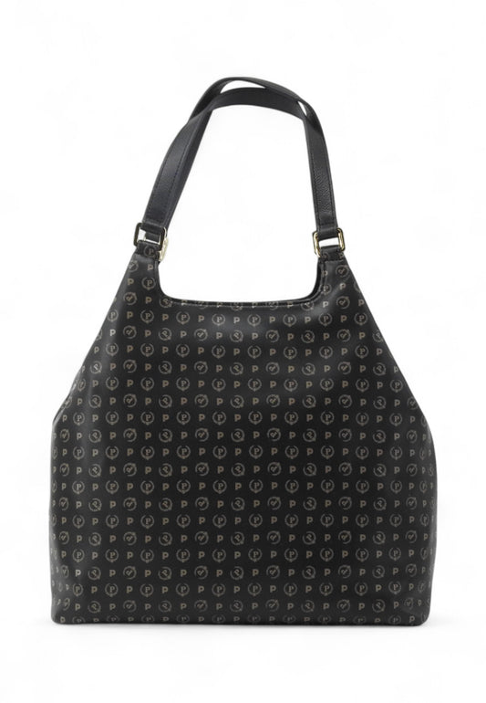 POLLINI Borsa Shopper Donna Nero Beige TE8539PP0MQ2600A-PE25