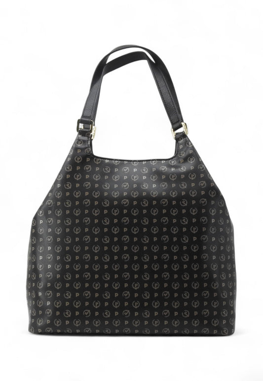 POLLINI Borsa Shopper Donna Nero Beige TE8539PP0MQ2600A-PE25