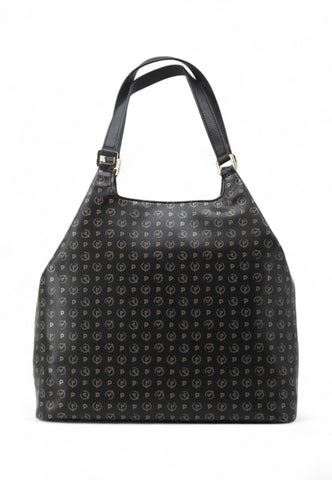 POLLINI Borsa Shopper Donna Nero Beige TE8539PP0MQ2600A-PE25