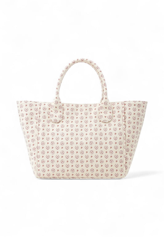 POLLINI Borsa Shopper Donna Beige Rosso TE8481PP0EQ6D11B-PE25