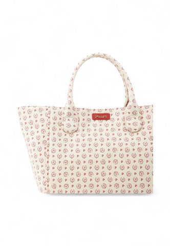 POLLINI Borsa Shopper Donna Beige Rosso TE8481PP0EQ6D11B-PE25