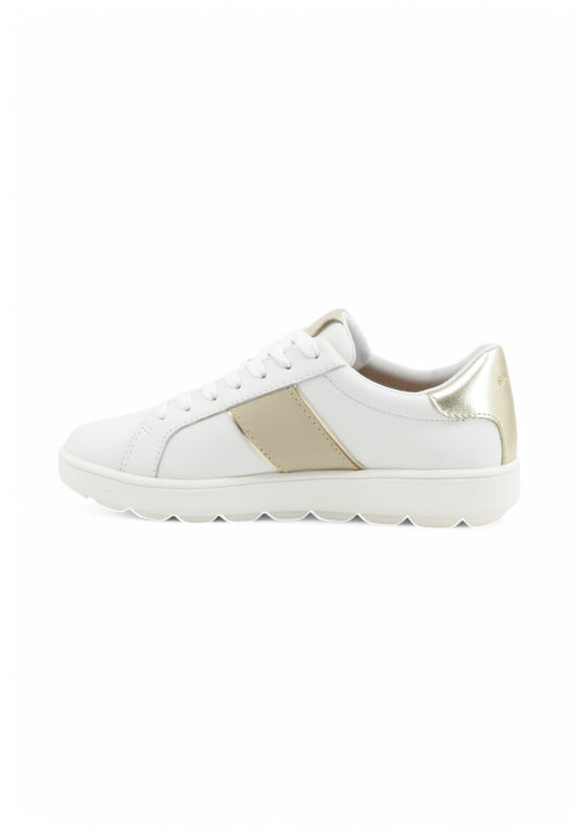 GEOX Sneakers Donna Bianco Oro D46WEA85-PE25-C1ZH6