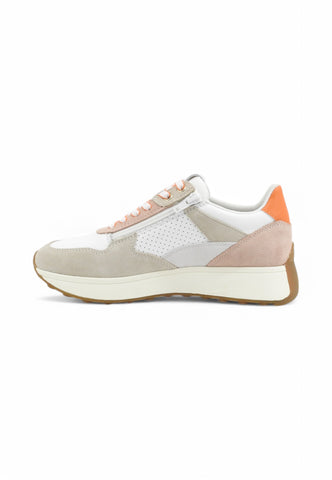 GEOX Sneakers Donna Bianco Rosa Grigio D46MDA8522-PE25-C1ZH6