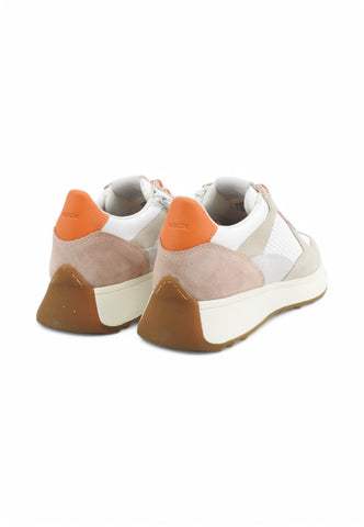GEOX Sneakers Donna Bianco Rosa Grigio D46MDA8522-PE25-C1ZH6