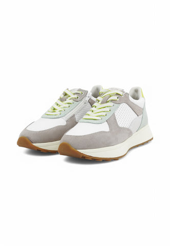 GEOX Sneakers Donna Bianco Verde Grigio D46MDA8522-PE25-C0284